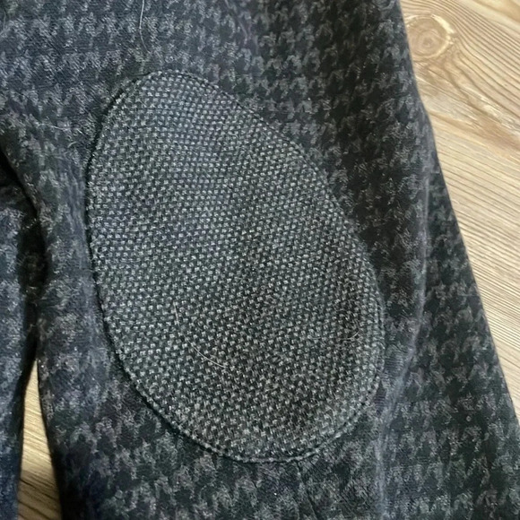 Talbots Blazer Black & Gray Houndstooth Cotton blend Womens size L Classic - Picture 11 of 13